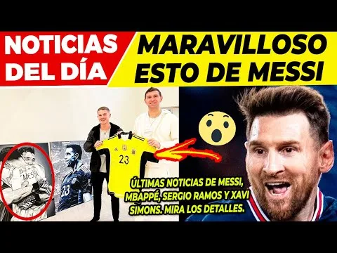 TREMENDAS NOTICIAS de LEO MESSI  SORPRESA de MBAPPÉ