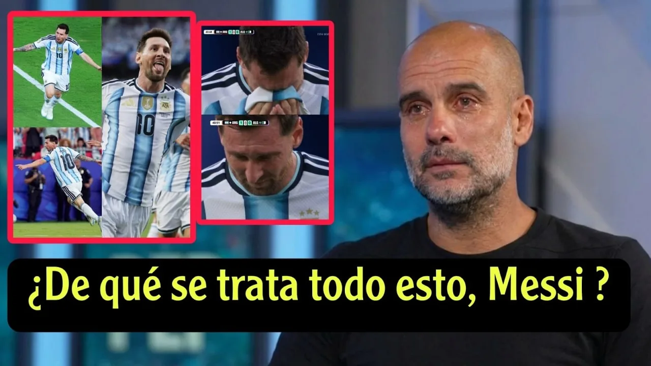 Commentaire de Guardiola sur le tour du chapeau de Lionel Messi lors du match Argentine contre Algérie !