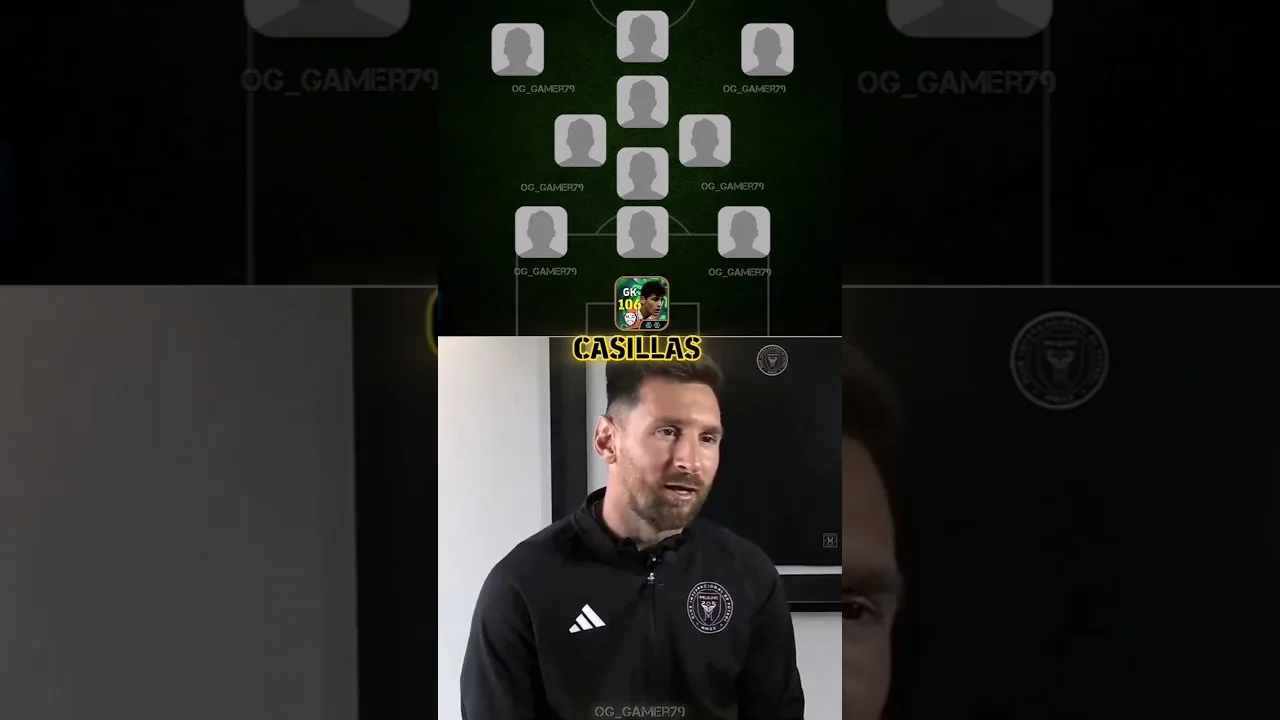Lionel Messi a choisi son onze de rêve ultime 😱🔥 #efootball2024 #efootball2023