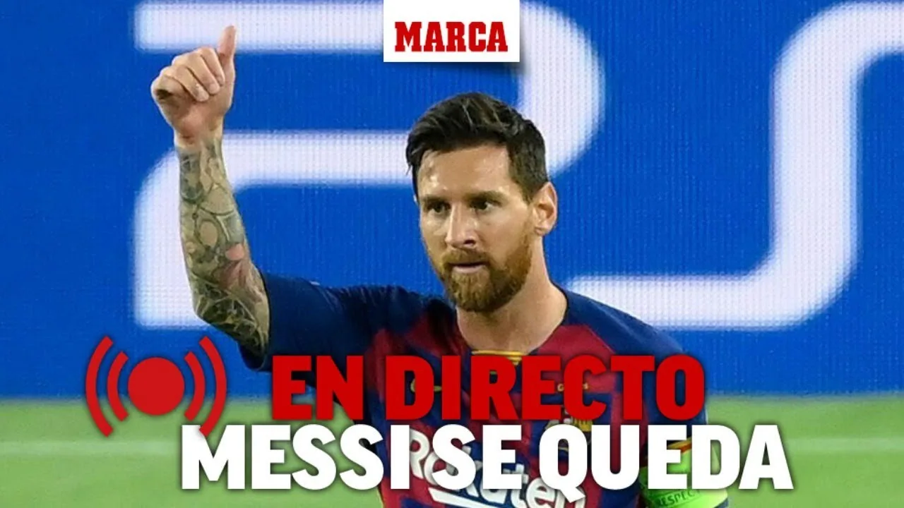 Fútbol  Messi se queda en el Barcelona: Leo anuncia su