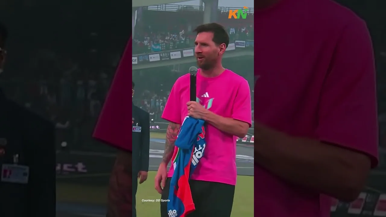 CHAIR DE POULE! Les derniers mots de Messi en Inde à la fin de sa tournée GOAT