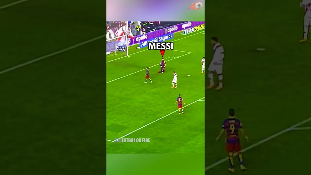Messi anotó un Golazo y portero lo abrazó #futbol #messi #shorts