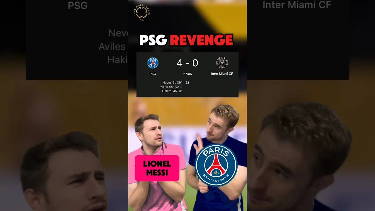 PSG EMBARRASSED LIONEL MESSI 💀😱 | PARIS SAINT GERMAIN 4-0 INTER MIAMI