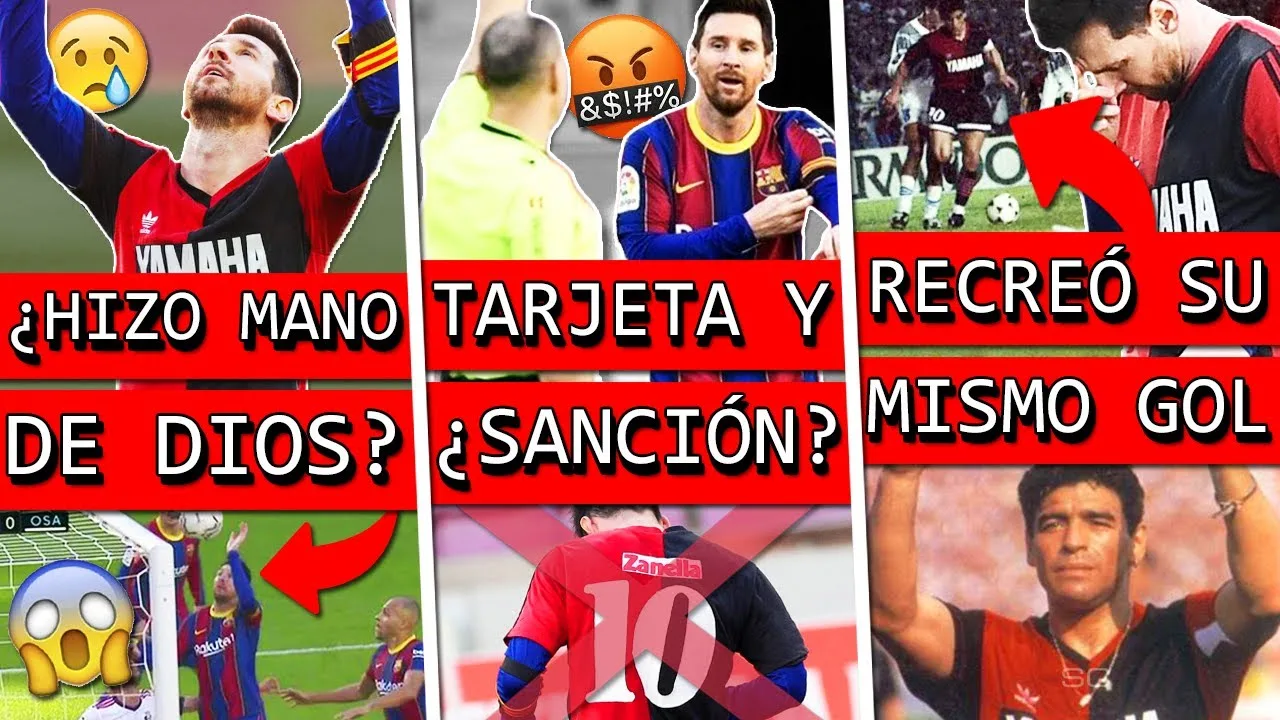 Así fue el HOMENAJE de MESSI a MARADONA con BARCELONA ¿Lo
