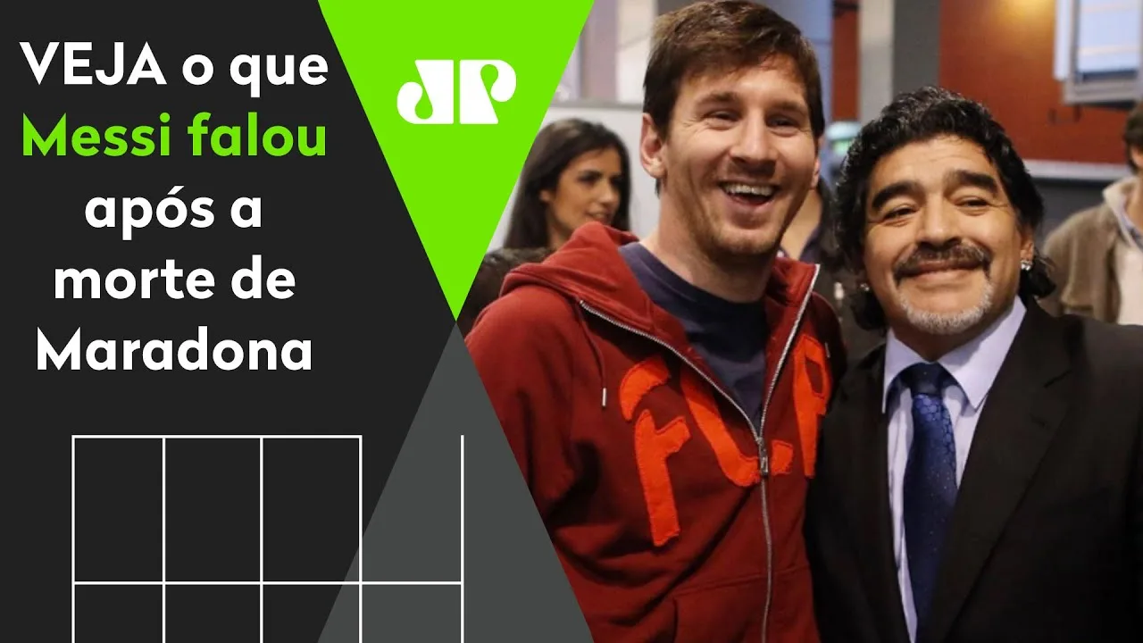 LINDO! VEJA o que Lionel Messi falou após a morte de