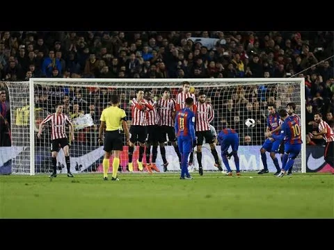 La falta magistral de Leo Messi, en 360 grados