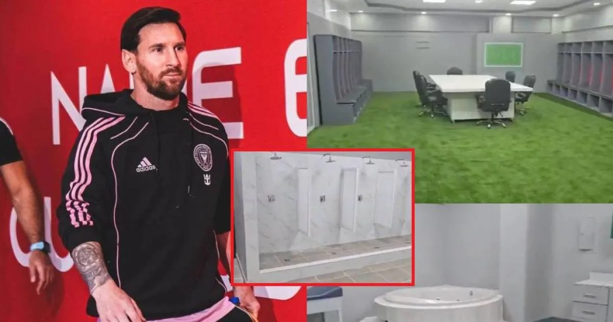 Luxe: c’est le vestiaire où Lionel Messi et Inter Miami seront situés au stade olympique
