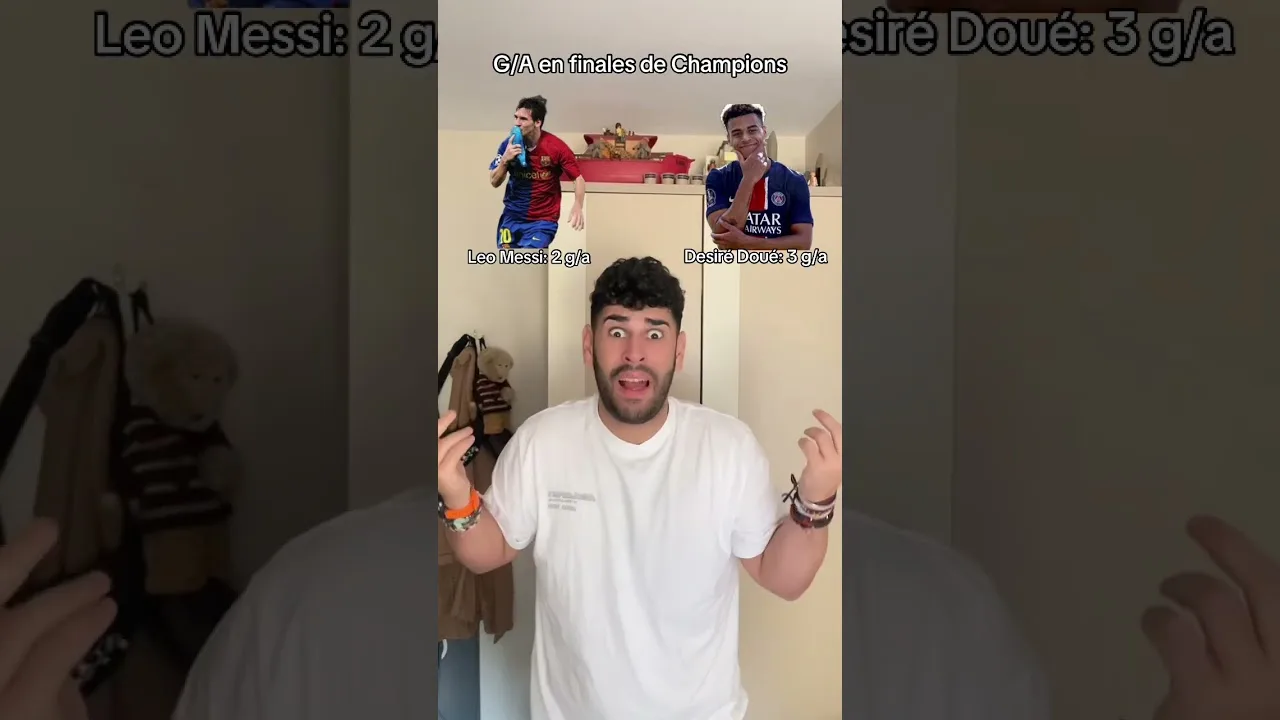 Me remito a las estadisticas #doue #messi #championsleague #psg #humor #leomessi