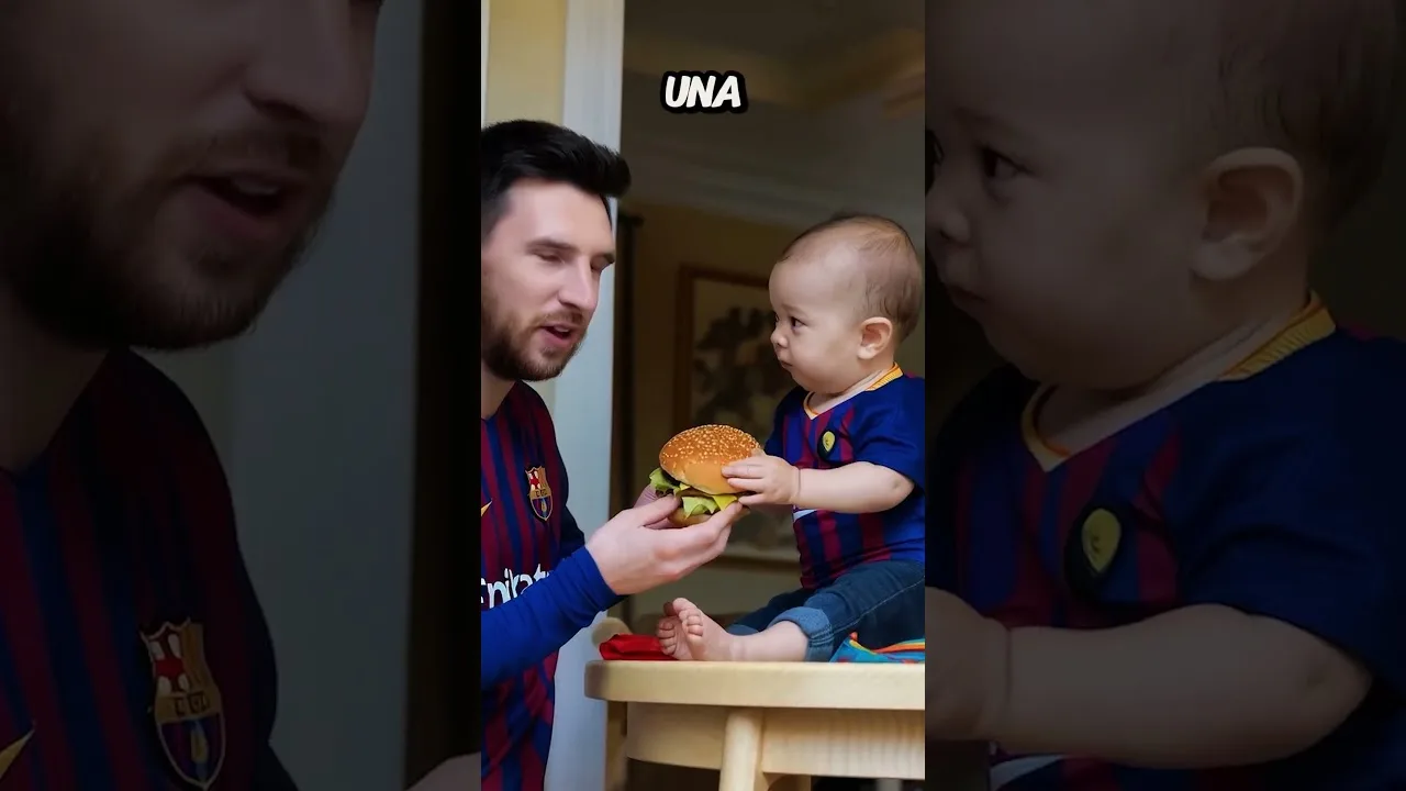 ¡MESSI Y CRISTIANO COMPARTEN UNA CENA CON SUS HIJOS Y SE BURLAN DE ELLOS! 🍔🌭
