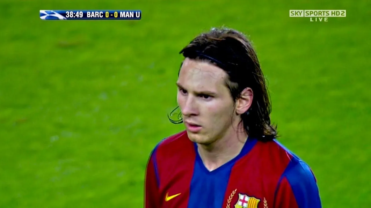 Lionel Messi vs Manchester United (UCL) (Home) 2007-08