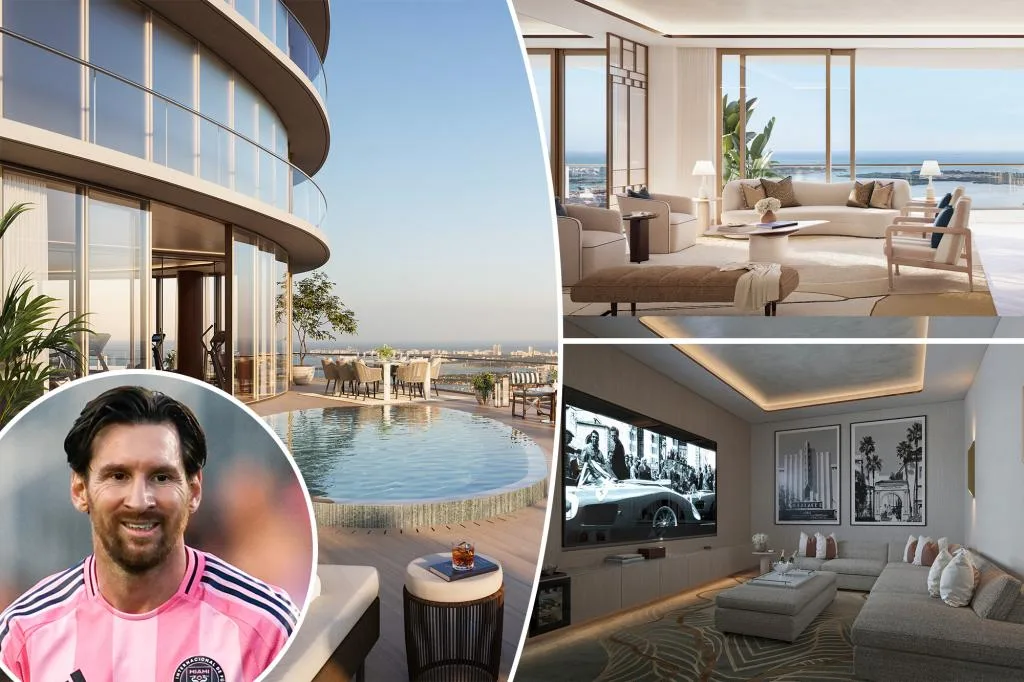 Lionel Messi achetant quatre maisons à Cipriani Residences Miami