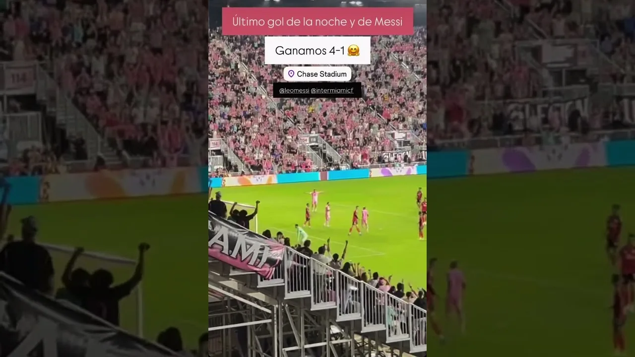 Messi golazo GOLEADA INTER MIAMI #Messi #Futbol #InterMiami @leomessi @intermiamicf #viral