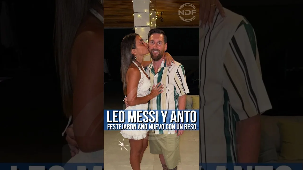C’est ainsi que Leo Messi et Antonela Roccuzzo ont célébré la nouvelle année 2025 😍