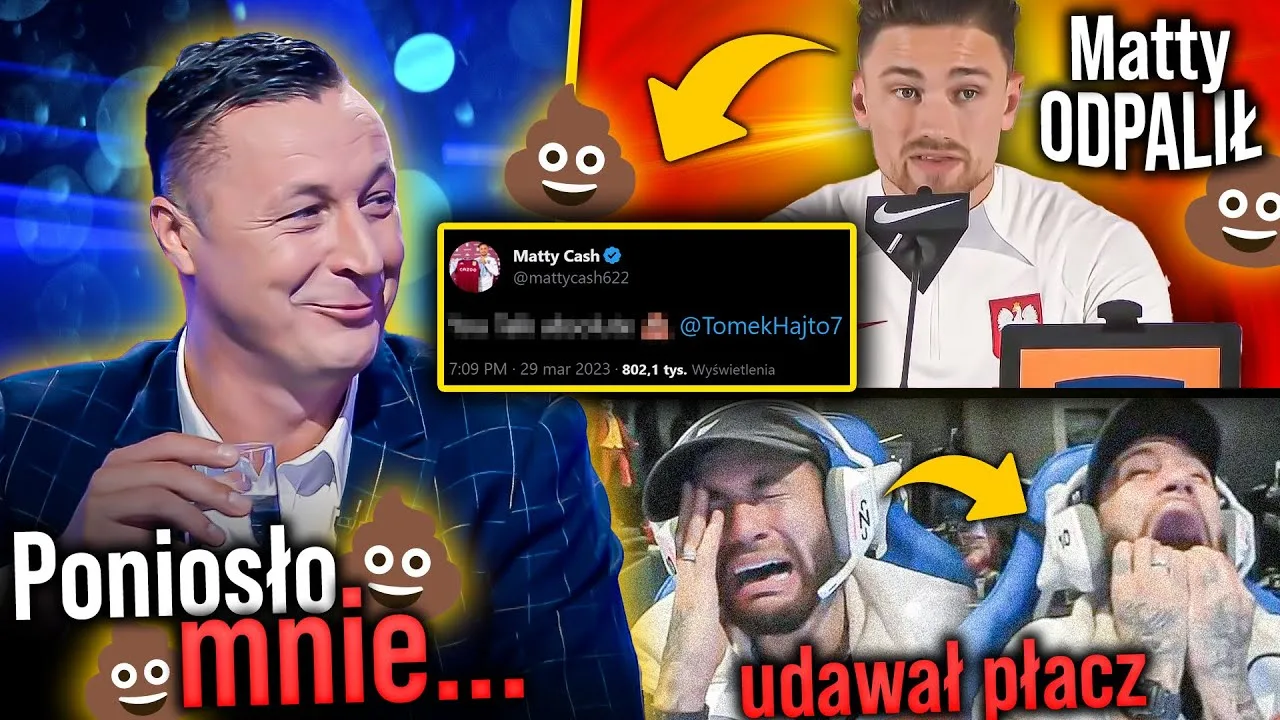 Tomasz Hajto PRZEPRASZA Matty’ego Casha! Neymar OSZUKAŁ