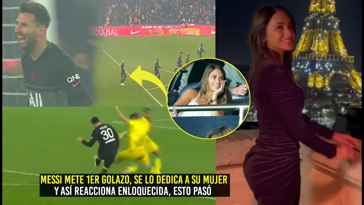 ESTO HIZO MESSI TRAS SU 1ER GOLAZO CON PSG, LO DEDICÓ A SU