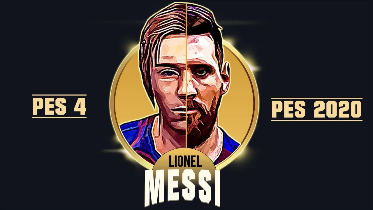 LIONEL MESSI evolution [PES 4 – PES 2020]