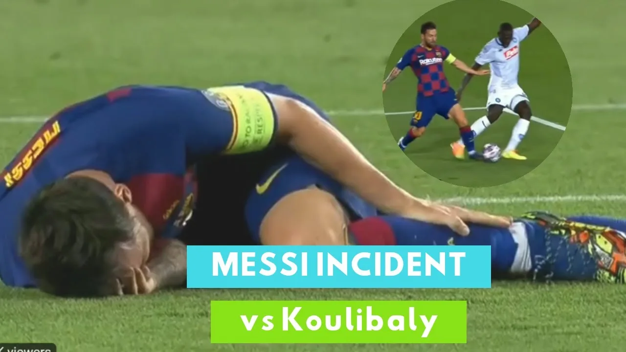 Insiden Lionel Messi vs Koulibaly • Barcelona vs Napoli