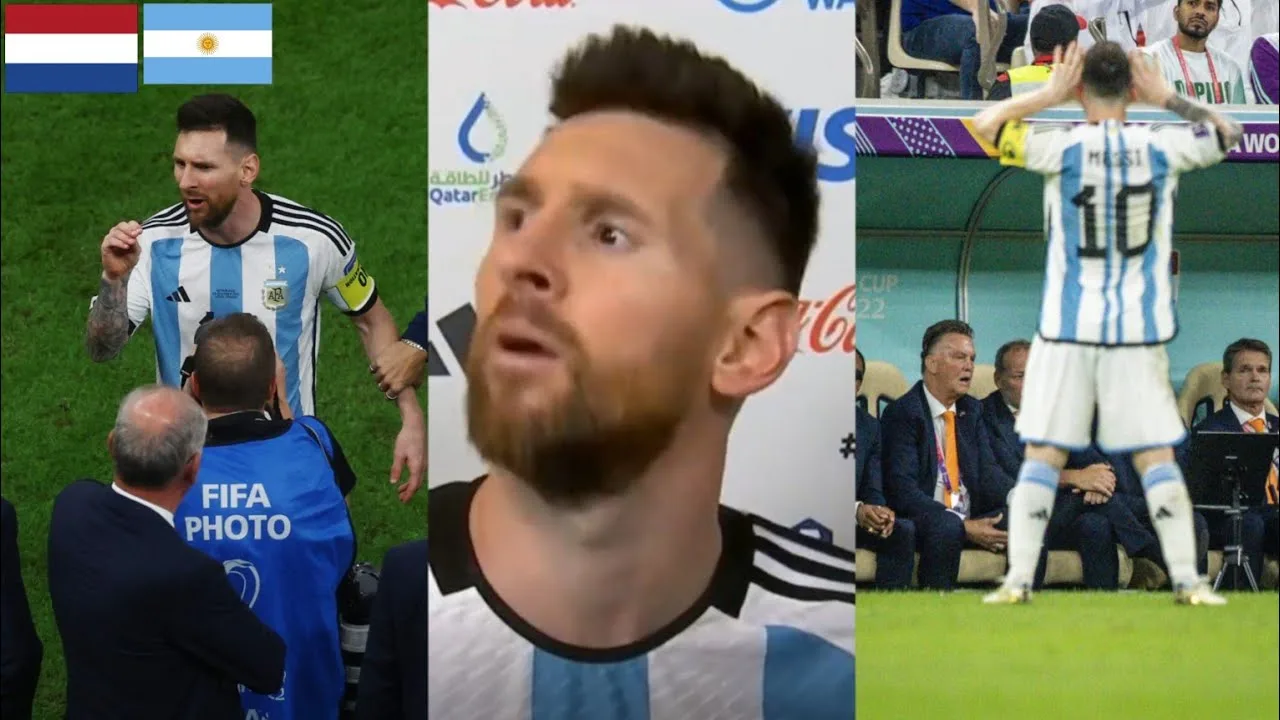 Messi And Argentina Players Get Angry At Netherlands Coach