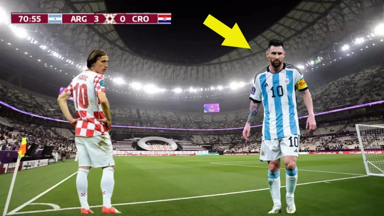 The Day Lionel Messi Showed Modric Who Is The Boss