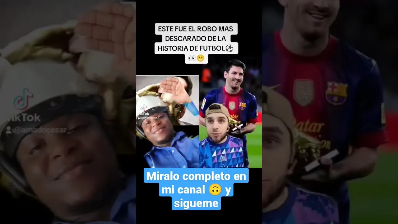 ROBO GIGANTEZCO EN EL BALON DE ORO  #viealvideo #viral