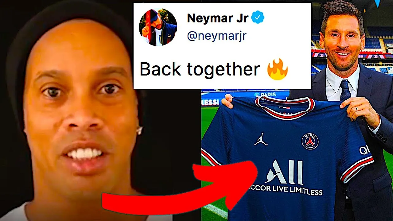 FOOTBALLERS REACT TO LIONEL MESSI SIGNING WITH PSG