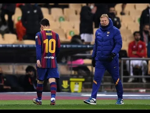 Lionel Messi's FIRST RED CARD for Barcelona | Supercopa