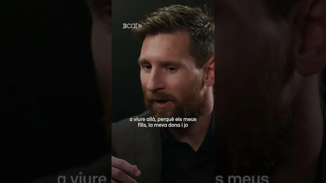 💙❤️ Leo Messi, sur TV3: « Dans notre esprit, revient à Barcelone. » #shorts