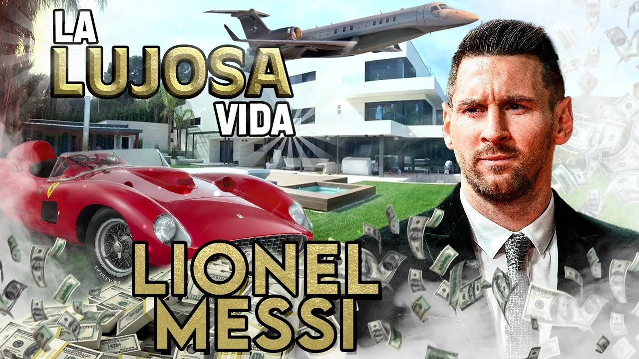Lionel Messi | La Lujosa Vida | Mansiones, Jet Privado y