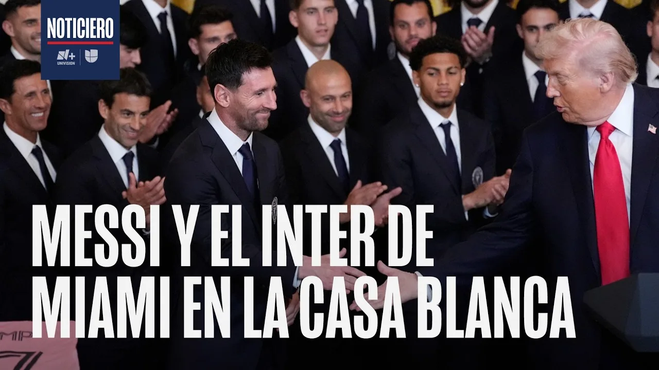 Lionel Messi et l’Inter Miami, champions de la MLS, rendent visite à Trump à la Maison Blanche