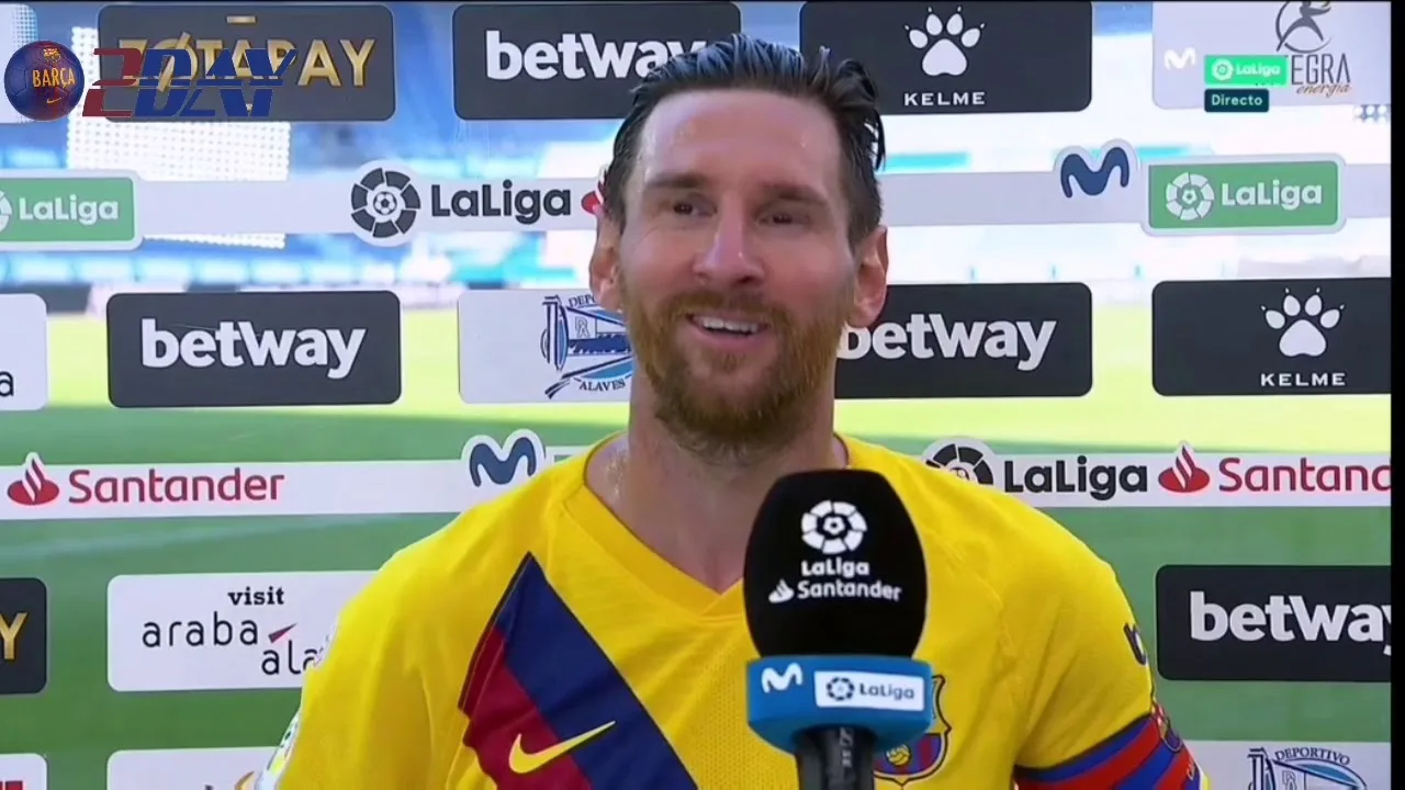 Declaraciones post partido de Leo Messi después de la