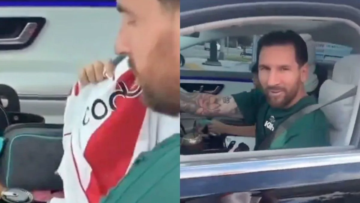 La réaction de Lionel Messi quand on lui a demandé de signer une rivière T -Shirt