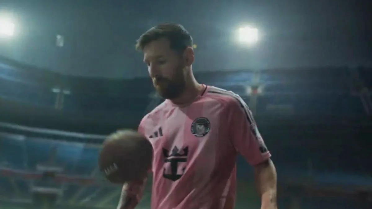 Quand Lionel Messi s’essaie au football américain