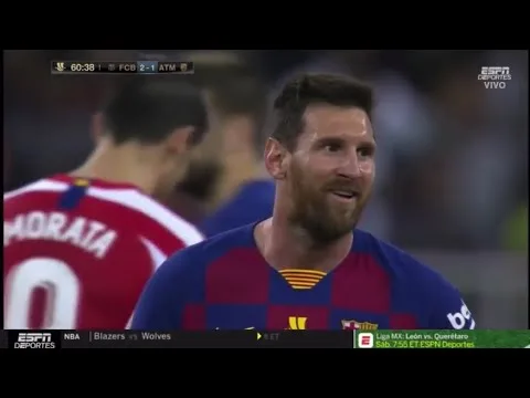 Lionel Messi Disallowed Goal by VAR vs Atletico Madrid
