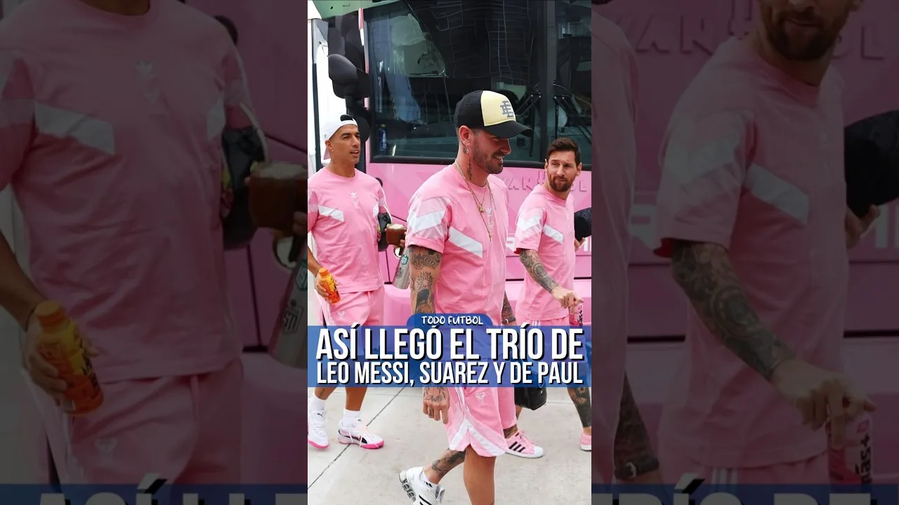C’est ainsi qu’est arrivé le meilleur trio de la MLS, Leo Messi, Luis Suarez et Rodrigo De Paul 😍 #leomessi #messi
