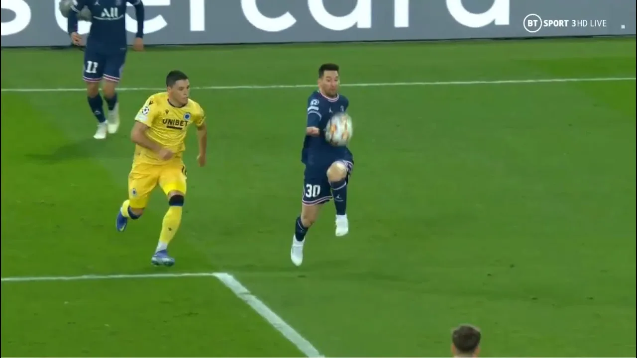 Lionel Messi vs Club Brugge