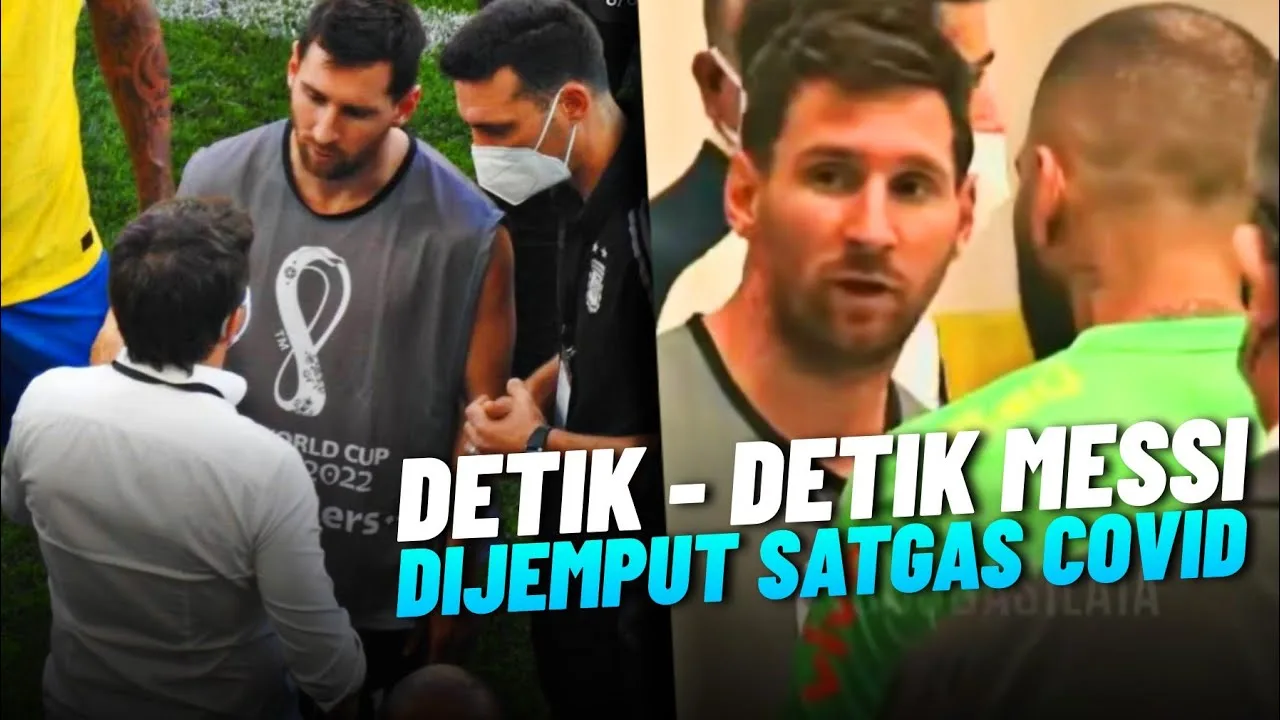 SEDIH  Momen Lionel Messi Ditangkap Polisi Untuk