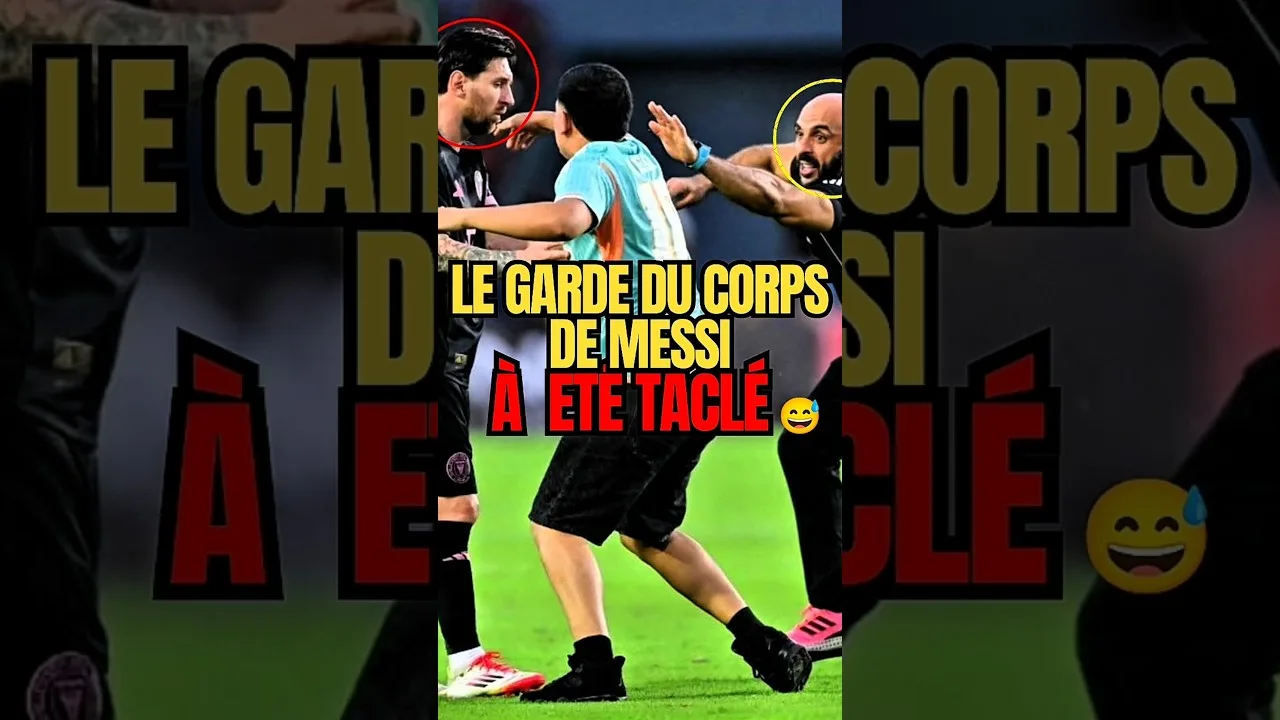 LE GARDE DU CORPS DE LIONEL MESSI ENFIN MIS À TERRE 🤣 À LA RAMOS PRIME 😅 #football #messi