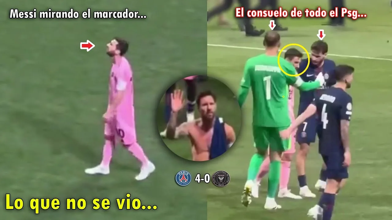 La réaction de Messi à l’humiliation du PSG à l’Inter Miami aujourd’hui