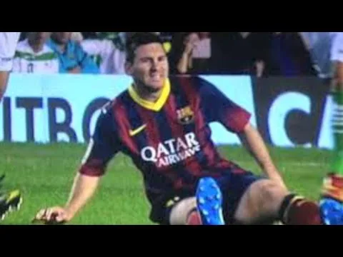 Lionel Messi Injury 2013