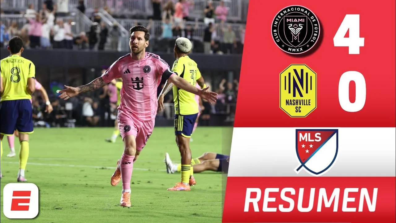 UNE AUTRE NUIT MAGIQUE DE MESSI. DOUBLE et CLASSIFICATION pour l’INTER MIAMI après avoir battu NASHVILLE | MLS