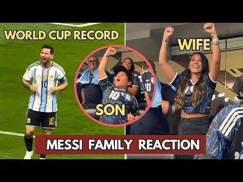 La réaction folle de la famille de Messi aux 2 buts de Messi contre l’Autriche