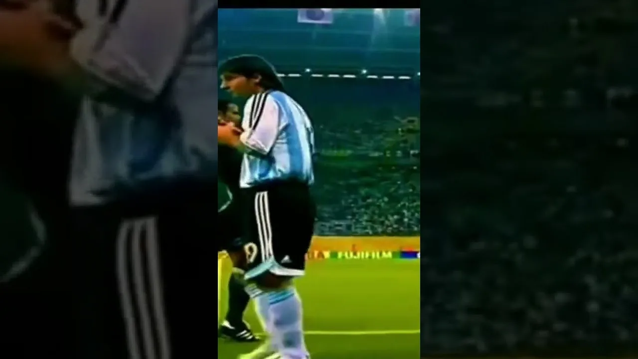 The Moment Leo Messi Debut For Argentina National Team❤️
