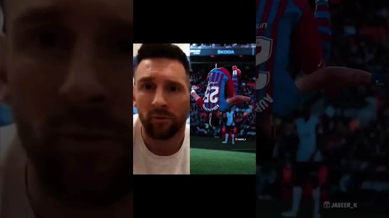 Lionel Messi Reacts #shorts #football #messi #lionelmessi