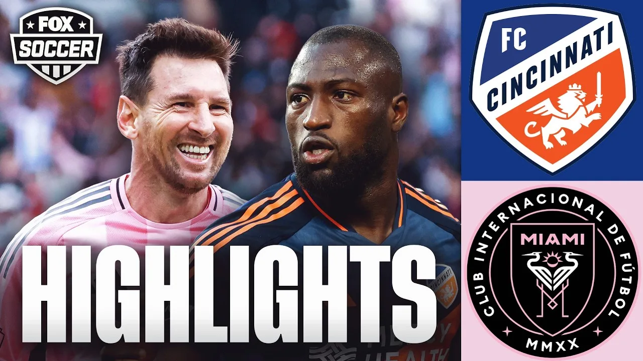 FC Cincinnati vs Lionel Messi et Inter Miami CF faits saillants ⚽️ FOX Soccer