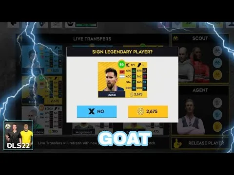 SIGN LEO MESSI IN DLS 2022 #DLS2022 #DLS22  #SHORTS