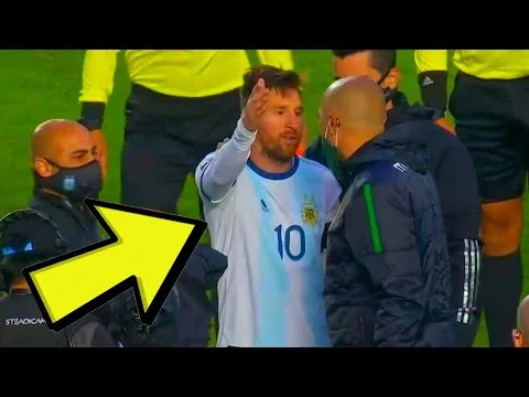 Lionel Messi FIGHT vs Bolivia's Coach after the Match