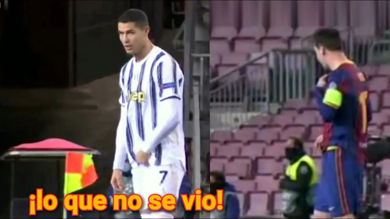 Lo qué pasó entre Leo Messi y Cristiano Ronaldo en el