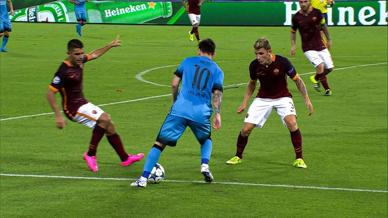 Lionel Messi vs AS Roma (Away) 2015/16 UCL – 1080i English