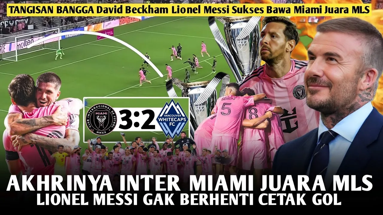 CHAMPION DE LA COUPE MLS ‼️Lionel Messi Brace 😱 L’Inter Miami gagne 3-2 contre Vancouver 😍 Prédiction du match 🔴