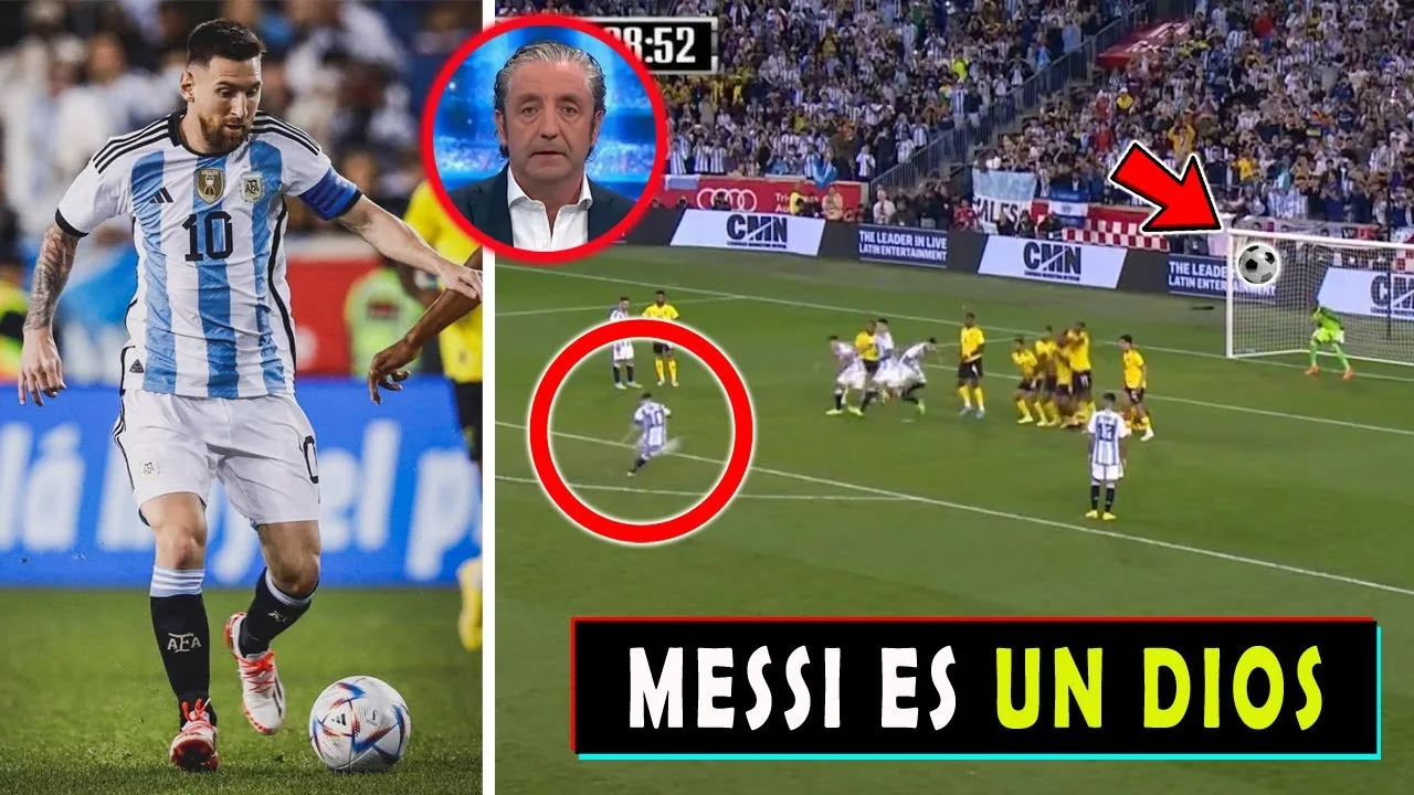 ASI REACCIONA PRENSA ESPAÑOLA A DOBLETE DE GOLES DE MESSI